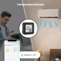Sensor De Temperatura Y Humedad ONENUO Tuya WIFI/Zigbee Con Iluminación Inteligente Compatible Con Alexa Y Google Smart Life - details 27