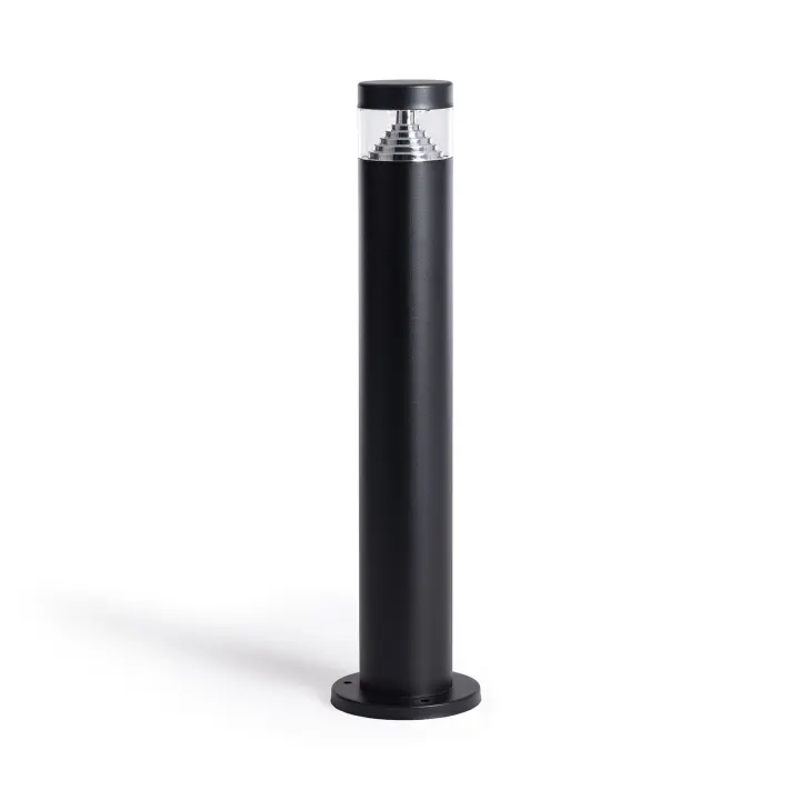 Ledkia Baliza Exterior LED 5W Superficie Pie 50cm Inti Inox Negro 3000K Blanco Cálido - 1