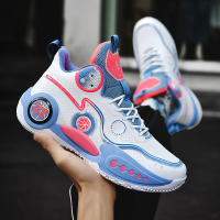 Zapatos De Baloncesto Para Hombres Ligeros Y Transpirables Tenis De Entrenamiento Unisex Con Suela Antideslizante Y Almohadillado Alta Top Para Correr Y Deportes - details 8