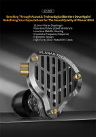 KZ PR3 Auriculares Inalámbricos De Alta Calidad Con Reducción De Ruido Diámetro Del Driver 10mm Resistencia 32Ω Cable Desmontable - details 0