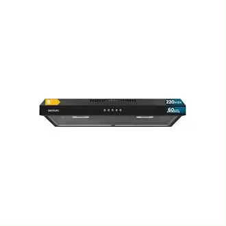 Campana Extractora Cecotec Bolero Flux CM 602200 Black B - Ancho 60cm - 1