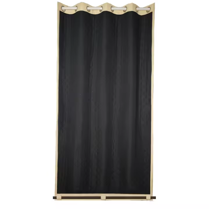 Cortinas Negras Impermeables Y Térmicas Para Verano Y Otoño Cortinas De Patio Con Capa Gruesa Aislantes De Luz Y Viento Para Exterior Decorativas Y Resistentes Instalación En Techo - 1