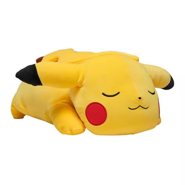 Jazwares Peluche Pokemon Pikachu Dormilon 46 Cm - Recupera Forma Rápidamente - 1