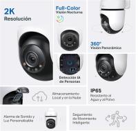 Tp - Link Cámara de Vigilancia Wi-Fi para Exteriores Tp-Link Tapo C510W 2K Visión Nocturna 360° IP65 - details 3