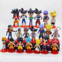 Set De 20 Figuras De Anime Dragon Ball Super PVC Goku Vegeta Majin Buu Freeza Beerus Whis Gotenks Coleccionables Modelo Mark Karin 6-7cm - details 0