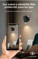 Lámpara De Noche LED Recargable USB Con Interruptor Táctil 3 Colores Luz De Pared Para Decoración De Dormitorio Sin Baterías Incluidas - details 6