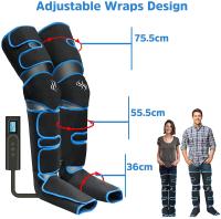 Masajeador De Piernas Con Presión De Aire Para Relajación Muscular Y Drains Líquidos 360° Promueve La Circulación Sanguínea - details 0