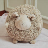Almohada De Oveja Lindo Y Suave Para Niños Juguete De Peluche Para Dormir En Cama O Sofá Rellena De Algodón PP Edad Recomendada 3-12 Años - details 5