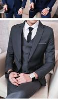 Traje De Boda Italiano Estilo Nuevo 6XL Para Hombre Conjunto De 3 Piezas (Chaleco + Chaqueta + Pantalones) Moda Negocios Formal - details 27