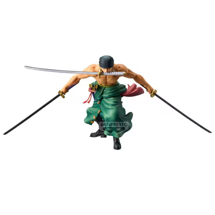 Figura Roronoa Zoro Grandista One Piece 23cmFigura  Coleccionable - Idea de Regalo- Mercancia Oficial - Juguetes para Niños y Adultos - Movies Fans - Muñeco para Coleccionistas y Exposición - 1