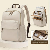 Bolsos,1PC Mochila de Nailon para Mujeres, Mochila de viaje casual para Commuters with varios bolsos, Ajuste para portátil de 15,6 pulgadas, Exterior de Nailon duradero, Corretas de hombro, Bolsos traseros - details 0