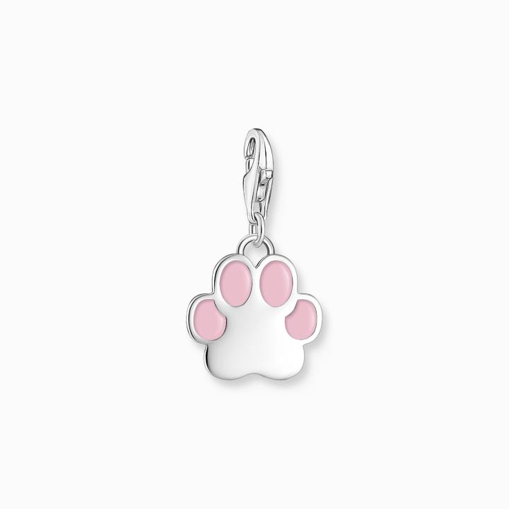 Thomas Sabo Collana con ciondolo a cuore in argento rosso scuro (Argento 925, 38 - 45 cm