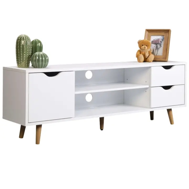 Mueble de TV Fiano en color blanco 120x41x28 cm - 1