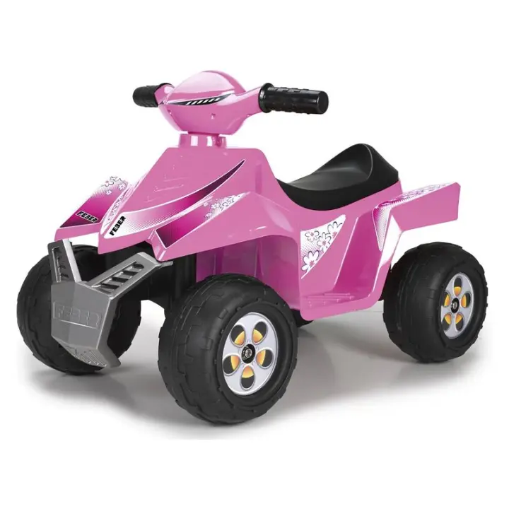 Quad Racy rosa eléctrico de 6V de fácil manejo FEBER 8.11422 FAMOSA - 1