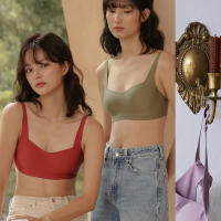 Sujetadores Sin Costuras Para Mujer Invisible Push up Sin Alambre Sujetador Suave De Noche Lencería Deportiva Para Niñas - details 11