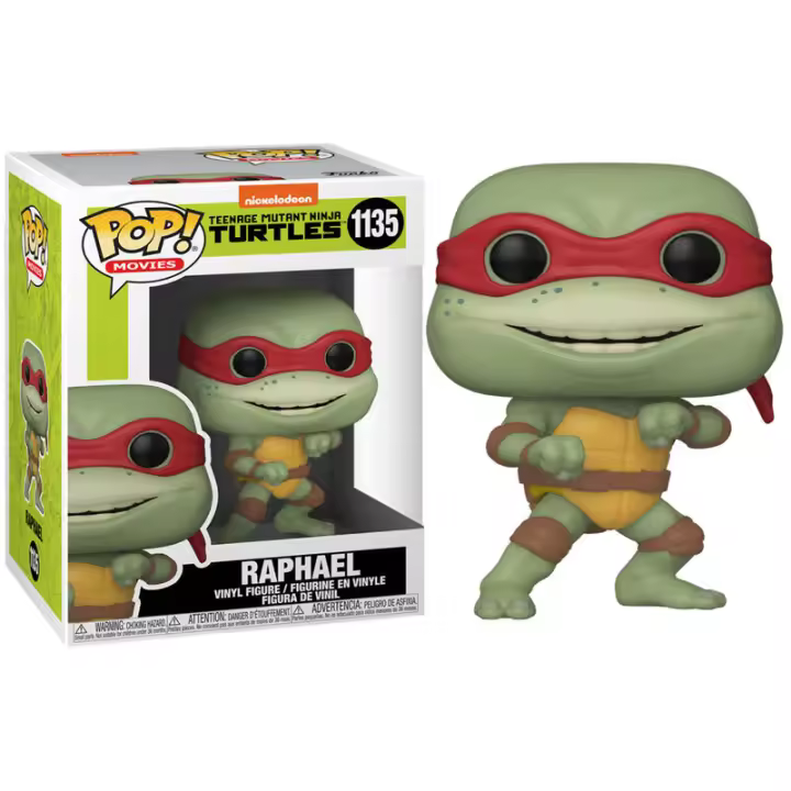 Figura Funko Pop Tortugas Ninja 2 Raphael-Figura de Vinilo Coleccionable - Idea de Regalo- Mercancia Oficial - Juguetes para Niños y Adultos - Movies Fans - Muñeco para Coleccionistas y Exposición - 1