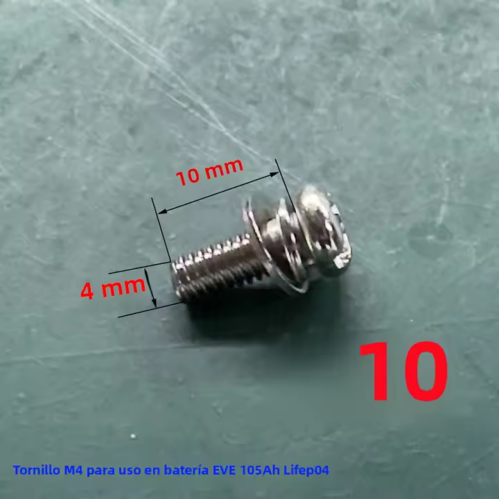 Conector De Cable De Cobre Turmera Para Batería Lifepo4 3.2V 90Ah 280Ah Para Bicicleta Eléctrica 36V Y Suministro De Energía Continua 12V Accesorio De Batería - 1