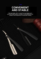 Afeitadora Manual Para Hombres Cuchillo De Barbero De Aleación De Zinc Portátil Accesorio De Afeitado Para Peluquería - details 1
