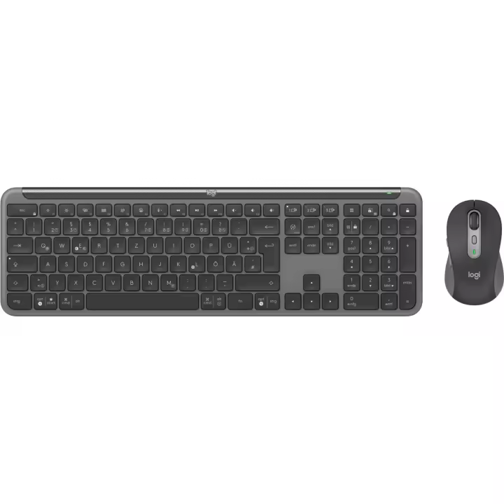 Logitech MK950 Signature for Business teclado Ratón incluido Oficina RF Wireless + Bluetooth QWERTZ Alemán Grafito - 1