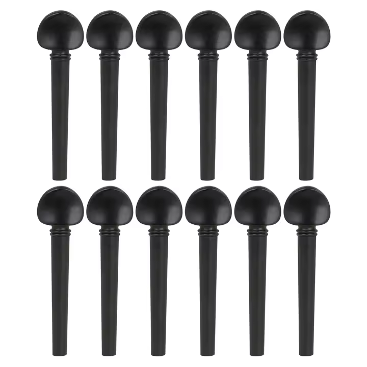 12pcs Cuerdas Ajustables De Ébano Para Udder Con Ojo De Pescado Herramientas De Reparación Accesorios De Instrumentos Partes De Eje De Manguito - 1