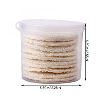 10Pcs Luffa Natural Exfoliante De Cuidado De La Piel Paños De Limpieza Facial Y Corporal Esponja De Escobilla Para Rociador - details 2