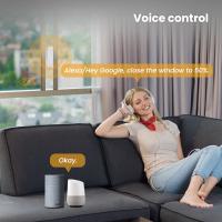 MOES Tuya ZigBee Controlador Automático Para Ventanas Deslizantes Con Apertura Y Cierre Remoto Por App Soporte Alexa Y Google Home Recargable Por Solar - details 3