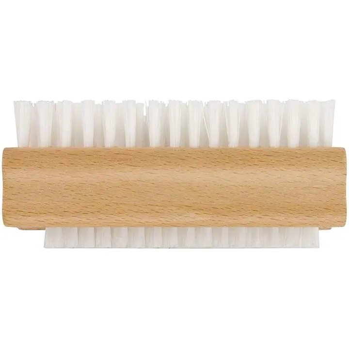 Cepillo de Madera de Doble Cara para Limpieza de Uñas y Manos - Ideal para Limpiar las Yemas de los Dedos de Manos y Pies - 1