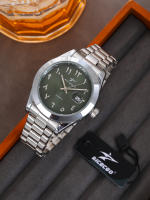 Reloj De Cuarzo Para Hombre Reloj De Pulsera De Moda Sencilla Y Lujo Para Uso Diario Y Negocios Con Calendario Pantalla Con Marcas Numéricas De Arábigas Material De Acero Inoxidable Resistente Al Agua - details 10
