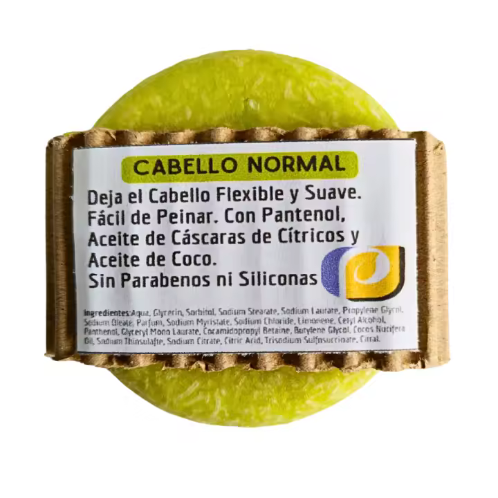 Champú Sólido Cabello Normal. Pumarshop Cinnia Natura.  Brillo y Volumen a tu cabello. Sin Parabenos Ni Siliconas. Apto Veganos - 1