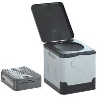 Inodoro plegable portátil para coche,Inodoro portátil para acampar, Inodoro plegable para acampar Inodoro higiénico para caminatas de 20 l, Inodoro plegable Carga máxima 150 kg - details 4