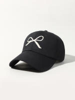 Nueva Gorra De Béisbol De Algodón Para Verano Rosa Con Mariposa Bordada Ajustable Para Mujer Gorra De Sol De Color Sólido Para Niñas Estilo Coreano - details 9