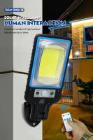 Luces Solares Ultra Brillantes Al Aire Libre Con 106 LED 3000LM Sensor De Movimiento Luz De Inundación Para Pared Patio Garage Jardín Trasero - details 17