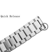 2PCS Correa De Reloj De Cuero Y Acero Inoxidable Para Samsung Galaxy Watch Huawei Compatible Con Pulsera Deportiva De 22mm - details 2
