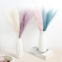 5/10Pcs Pampas Artificial Flor Para Decoración De Hogar Boda Y Jardín Arreglo Floral Falso Planta En Vaso Guirnalda Exterior - details 11