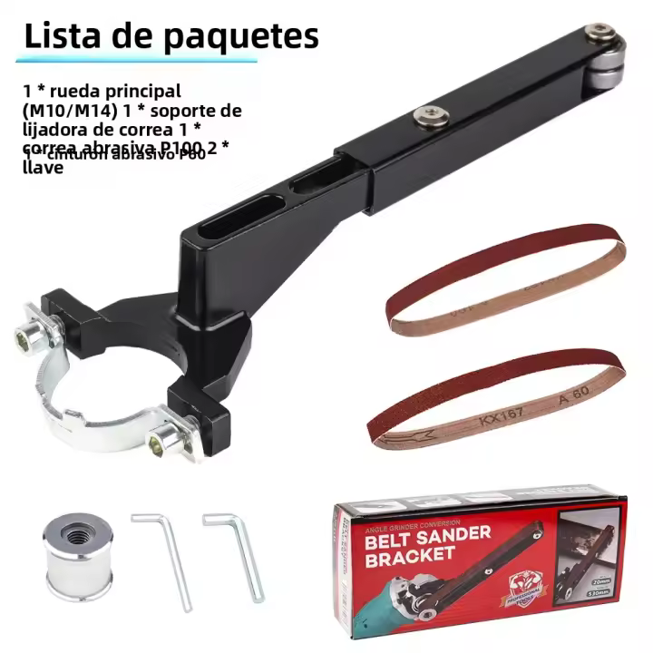 Soporte Para Lixiviador De Cinta Modificado Para Máquina De Pulir Y Moler Ángulo Para Madera/metal Modelo 100 115 125 - 1