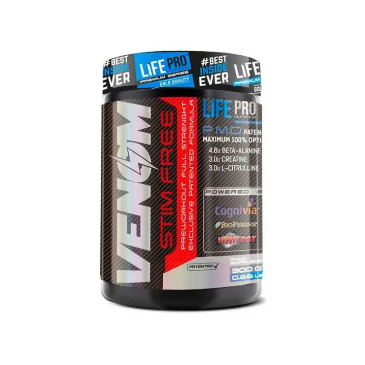Life Pro Venom Non Stimulant Pre-Workout 300g – Preentreno Sin Estimulantes | Life Pro - 1