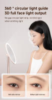 Espejo De Maquillaje DOCO Con Luz LED Ajustable De Alta Calidad Textura Metálica Regalo Perfecto Para El Hogar - details 12