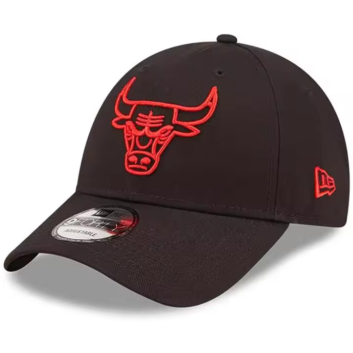 Gorra New Era Chicago Bulls Neon Outline 9Forty Cap para hombre en color negro - 1