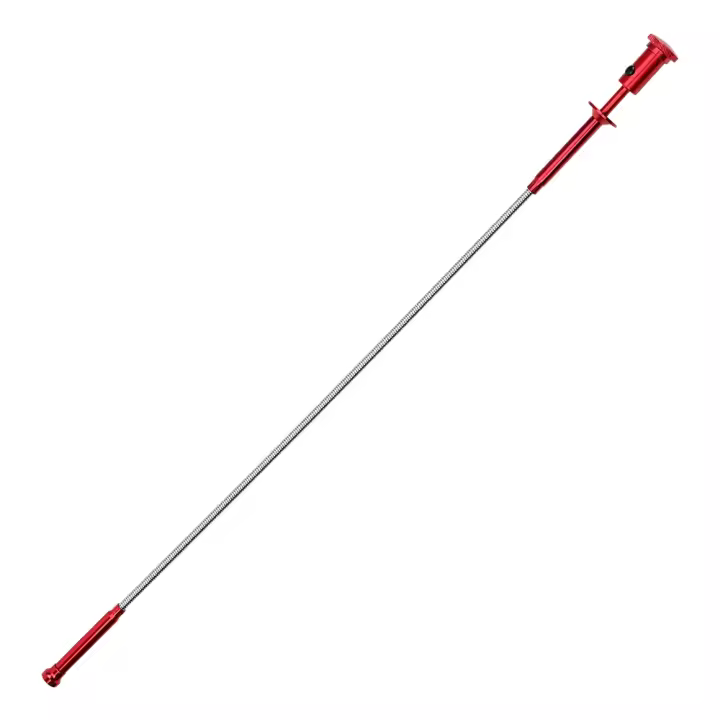 Herramienta De Recogida Flexible Con Imán Y Resorte Largo 4 Garrajas Y Luz LED Para Limpieza De Baños Y Alcantarillado Gadget Doméstico - 1