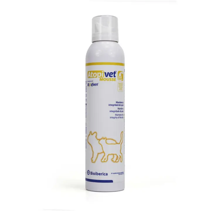 Atopivet mousse 150 ml cuidado e higiene de la piel para perros y gatos BIOIBERICA - 1