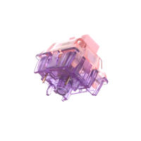 Juego De 35 Piezas De Interruptores EPOMAKER Flamingo Lineales Lubrificados En Fábrica Con Eje POM Y Doble Sprung Para Teclado Mecánico - details 3