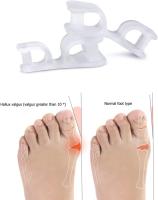 Separador de dedos clásico, práctico, duradero, multifuncional, férula para juanete, hallux valgus, protector superpuesto - details 4