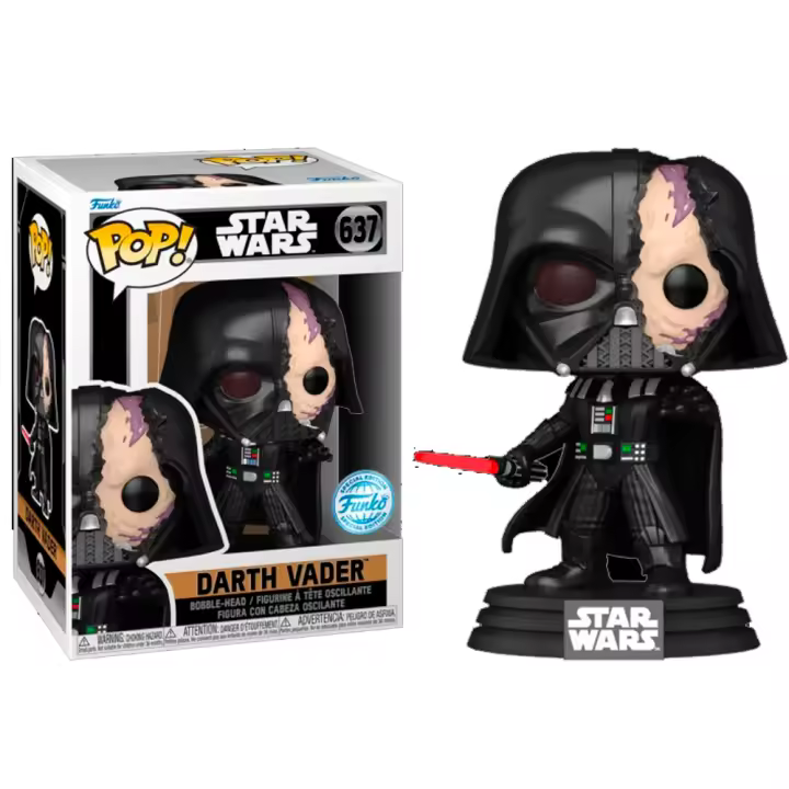 Funko DArth Vader Damaged Obi-Wan Casco CAra Anakin Skywalker Serie Obi-Wan Obiwan    Star Wars  637 Funko Pop Vinyl - 1
