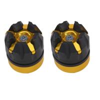 Protector De Caída Para Manillar De Motocicleta 2pcs Antechoques Delantero Y Trasero Protector De Rueda De La Horquilla Accesorio De Motocicleta - details 19
