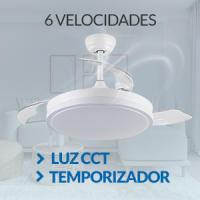 LEDME - Ventilador de Techo con Luz LED Herben 68W - Mando a Distancia - Bajo Consumo - details 2