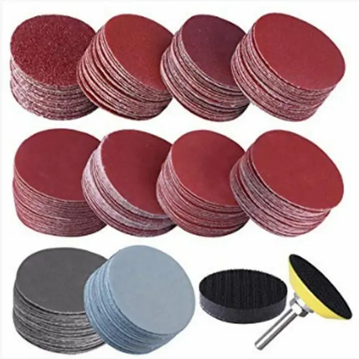 300 Unidades Sinding Disc 50mm Venta discos GRIT 80 100 180 240 600 800 1000 1200 2000 3000 para Dremel Molienda - 1