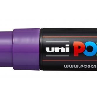 Posca pc-7m paint marker - bullet tip 4.5-5.5mm - water-based ink - light resistant - non-permanent - violet color (6 units)