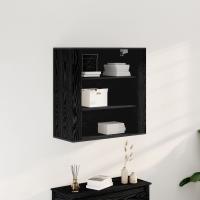Armario de Pared vidaXL Negro Roble 80x33x80 cm Madera Elaborada - details 0
