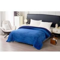 Manta doble cara coralina y sherpa 100% poliéster suave y caliente para invierno medidas 130 x160 cm 160 x 220 cm 220 x 240 cm manta sobre cama manta sofá - details 4
