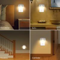 Lámpara Nocturna LED Con Sensor De Movimiento EU Plug Para Decoración De Habitaciones De Niños Pasillo Escaleras WC Lámpara Nocturna Para El Lado Del Cama - details 16